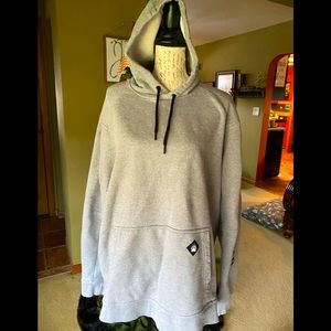 EUC Duluth Trading Co. Men's Gray hooded pullover sweatshirt